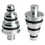 Problem Solvers TA FR 9/15/20mm Hub Adaptor for Truing Stands in Silver