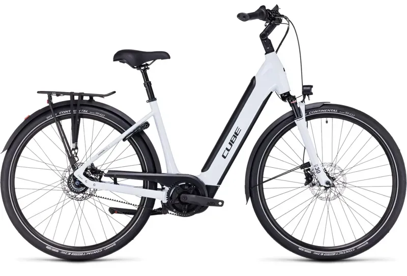 Cube Supreme Hybrid EXC 500 Electric Hybrid Bike in Flashwhite