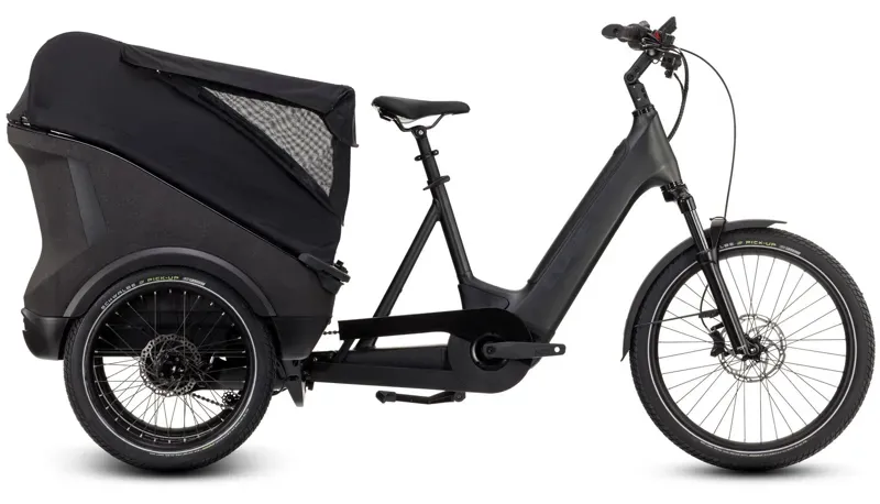 Cube Trike Cargo Hybrid 150 Road Bike In Grey/Reflex