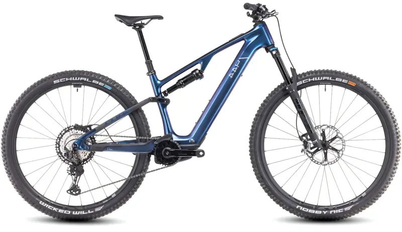 Cube AMS Hybrid ONE44 C:68x SLX 400X 29 202 Hybrid Bike in Blue/black