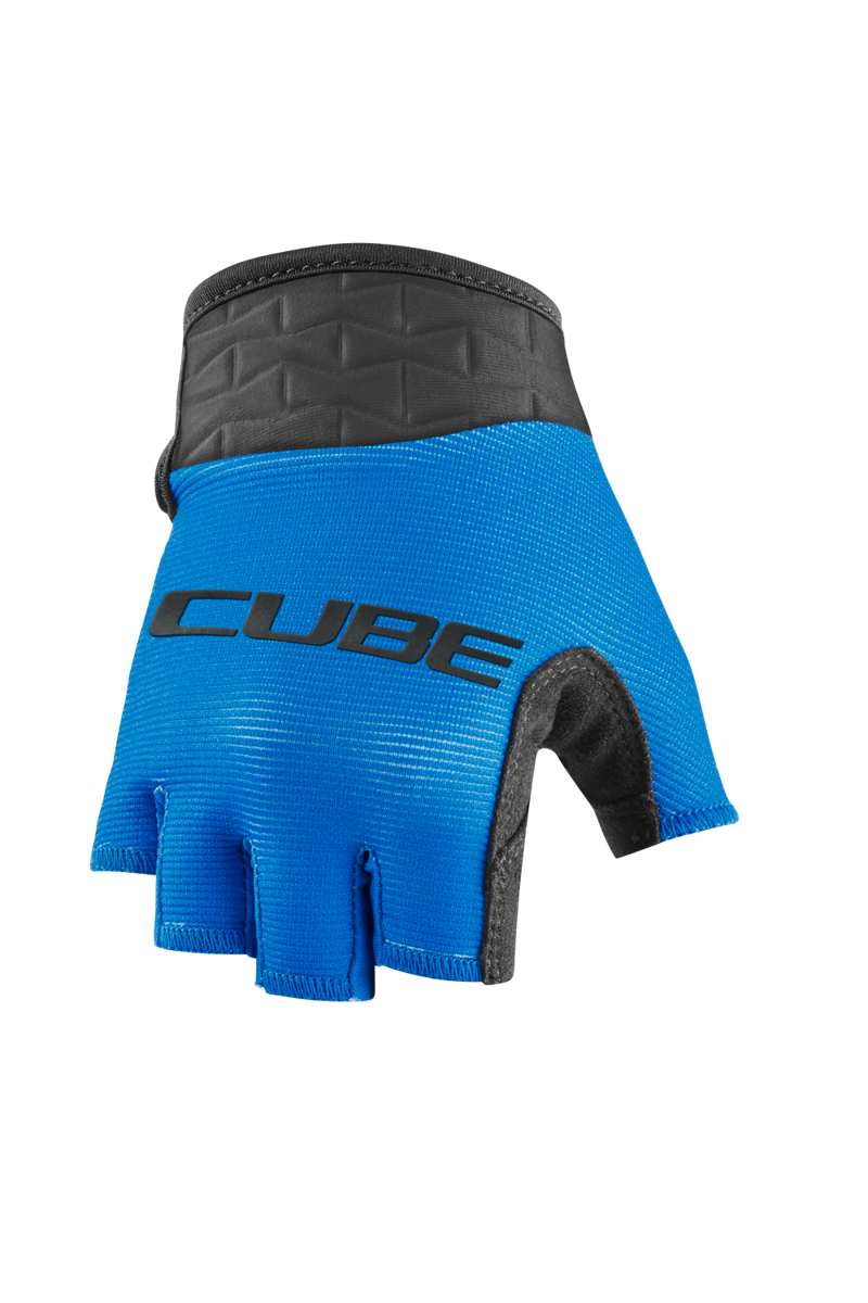 Cube Performance Junior Short Finger Gloves in Blue
