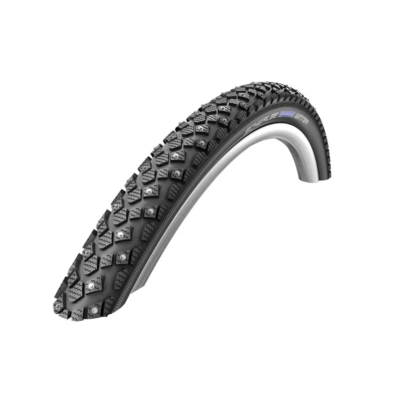 Schwalbe Marathon Winter Plus 700x40c Perf. Stud/Snow Tire in Black-1