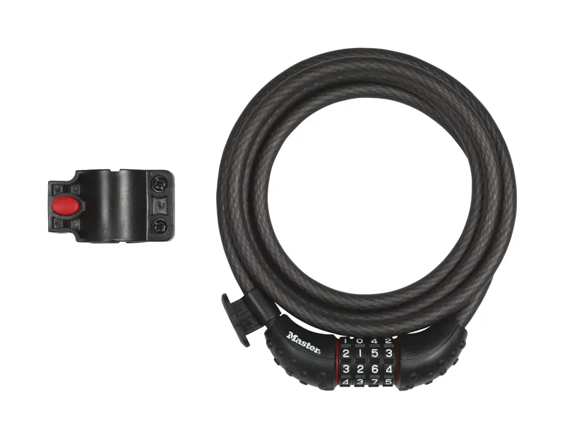 Master Lock Cable Combination Lock 10mm X 1.8m  Black