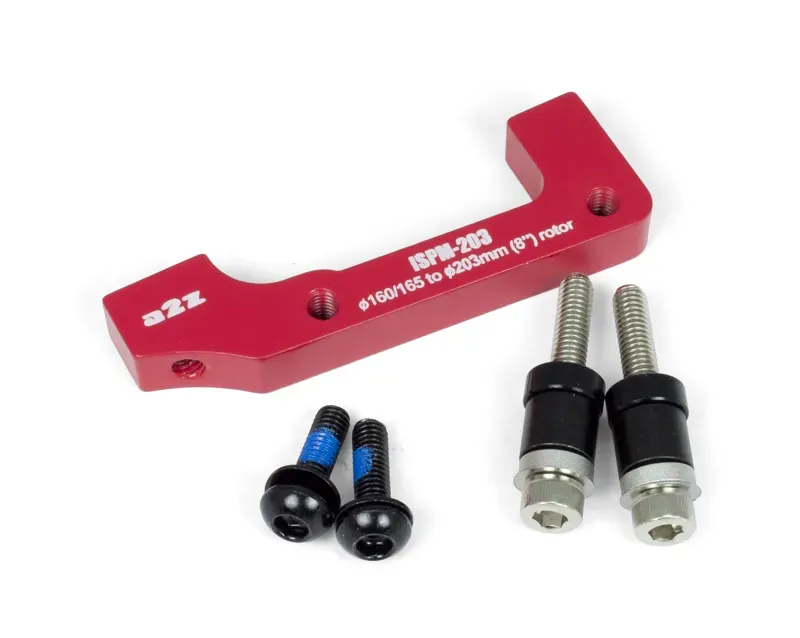 A2Z Disc Mount 160 to 203mm Adapter IS Frame To PM Caliper