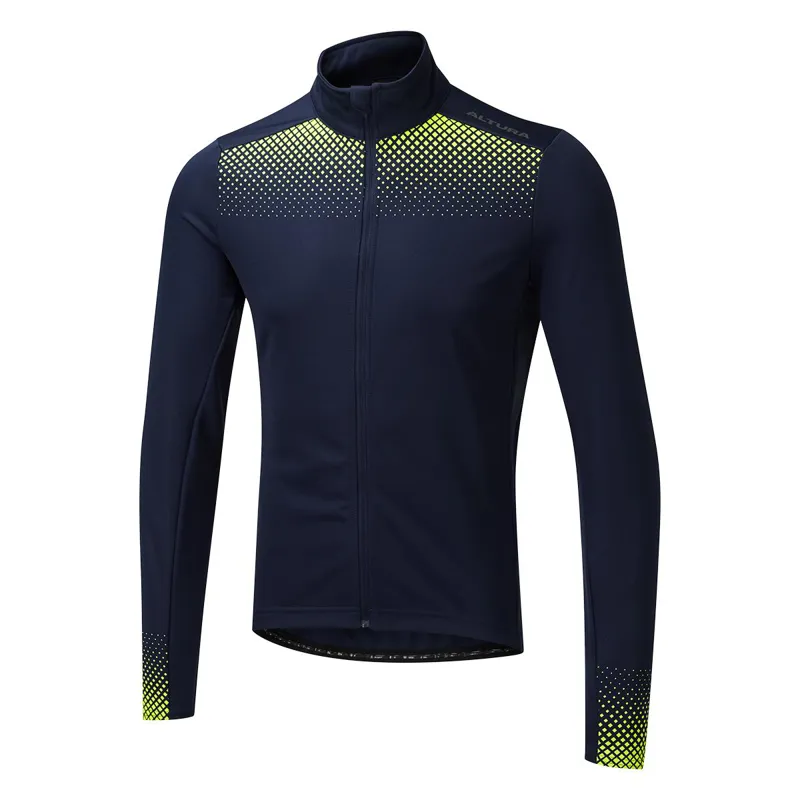 Altura Nightvision Long Sleeve Thermal Jersey in Blue