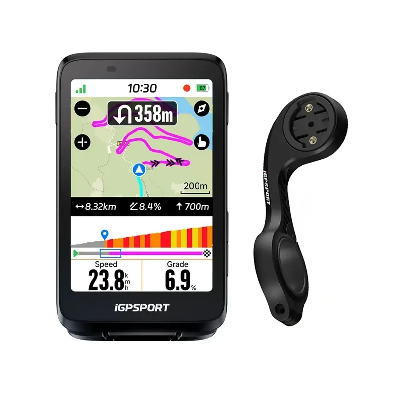 iGPSport BiNavi GPS Cycling Computer in Black-5