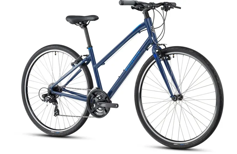 2021 Ridgeback Motion Open Frame Hybrid Bike in Blue-1