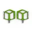 Acid Flat A1-CB Pedals in Green