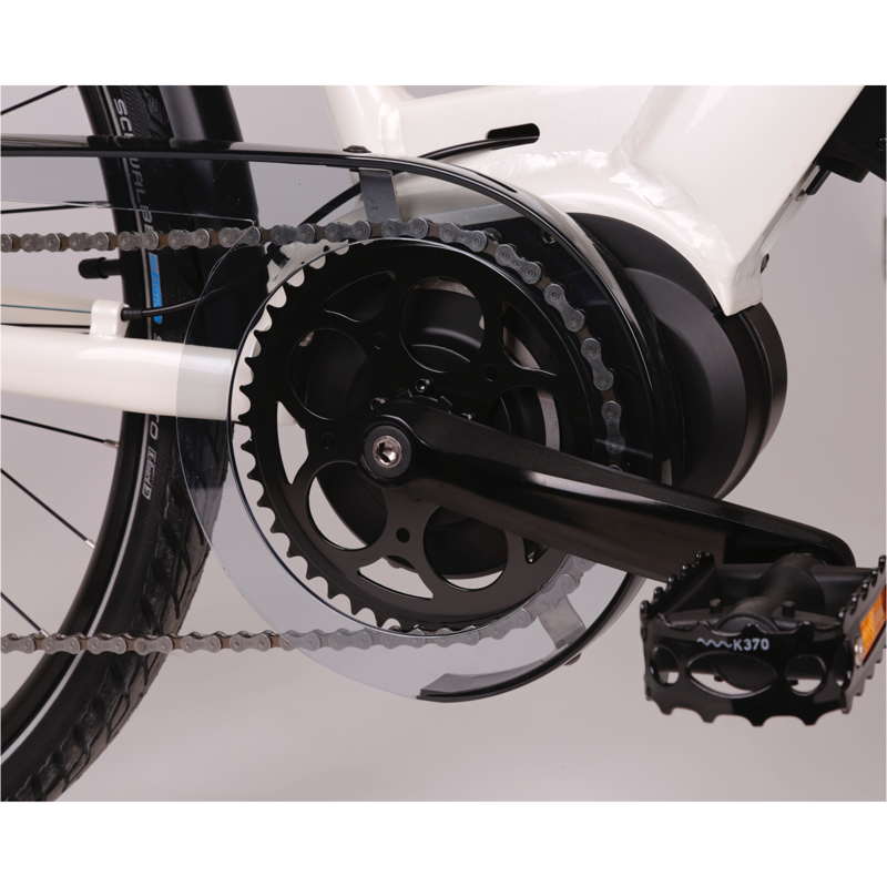 Batribike Gamma-X 10.4Ah/375Wh City eBike in White Shadow-1