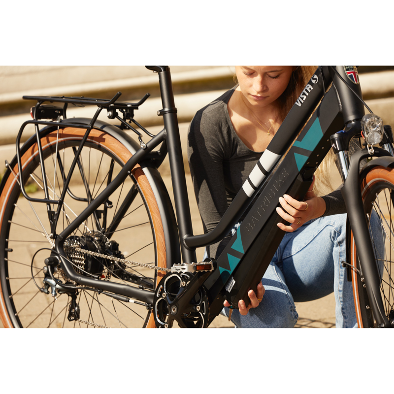 Batribike Vista-X 10.4Ah/375Wh Hybrid eBike in Blue-1