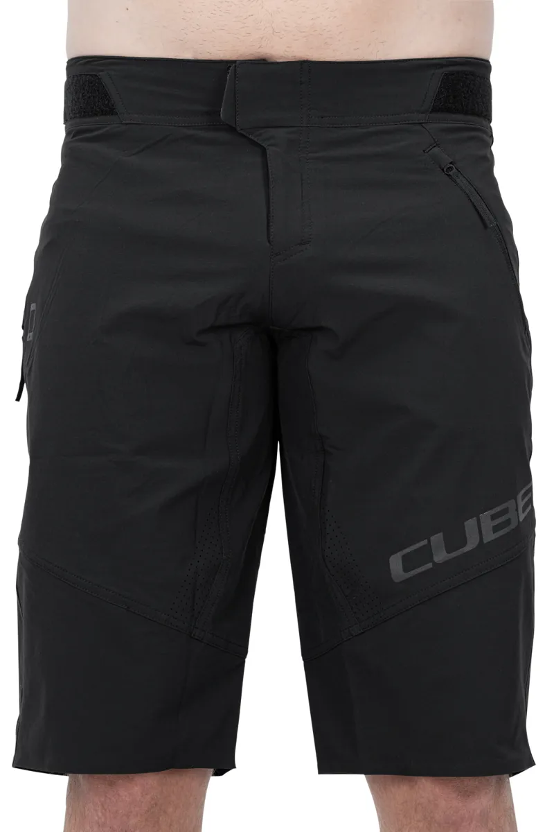 Cube Edge X Actionteam Mens Baggy Shorts in Black