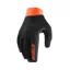 Cube Performance Long Finger Gloves in Black