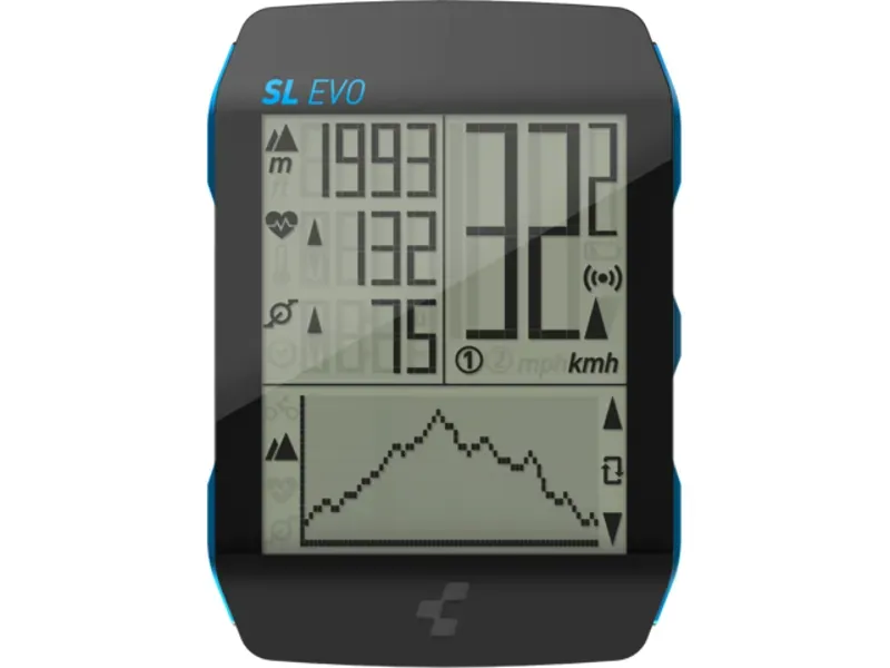 Cube SL EVO Cycle Computer in Black