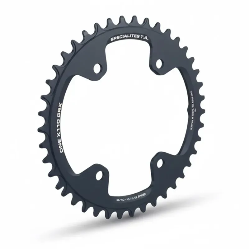 TA GRX 1x 110-pcd 4-arm Chainring in Black-2