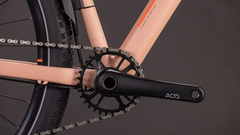 Cube Aim SLX FE Mountain Bike in Blush Rose/Black-5