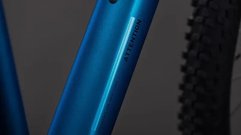 Cube Attention Pro Mountain Bike In Electric Blue/Blue-2