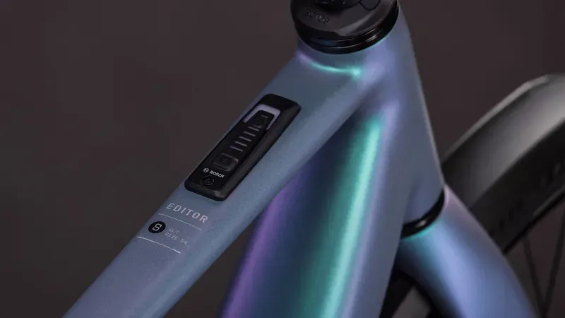 Cube Editor Hybrid SLT 400x FE City E-Bike in Smaragd Grey/Prism-2