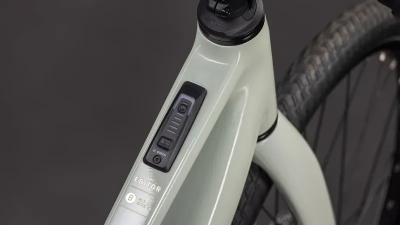 Cube Editor Hybrid SLX 400x 2026 Trapeze E-Hybrid Bike In Reed Beige/Chrome-2