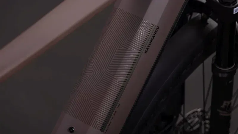 Cube Kathmandu Hybrid EXC 800 eHybrid Bike in Cedar/Chrome-5