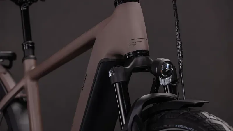 Cube Kathmandu Hybrid EXC 800 eHybrid Bike in Cedar/Chrome-8