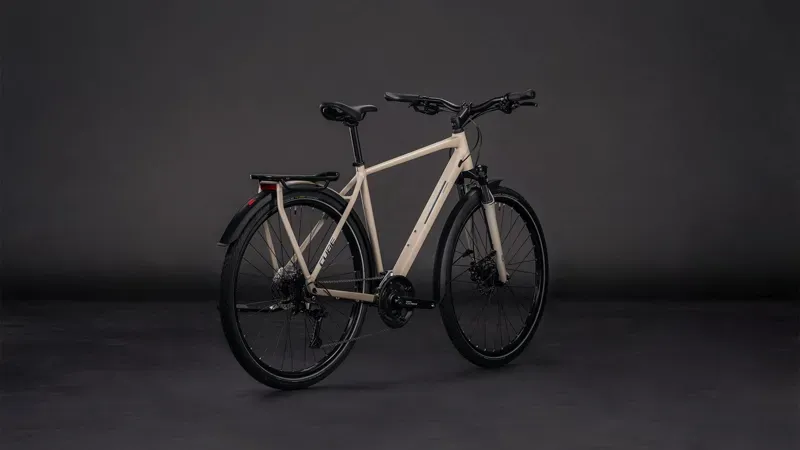Cube Kathmandu One Hybrid Bike in Oat Grey/Grey-1