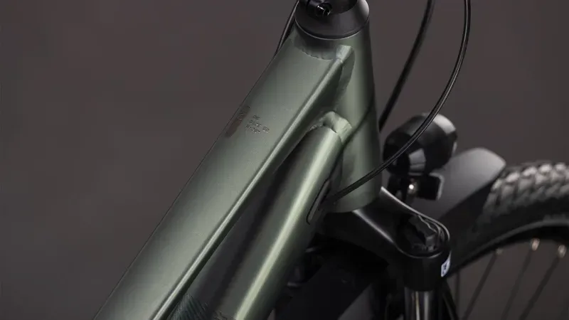 Cube Kathmandu One Hybrid Bike in Sage Brush Green/Green-8