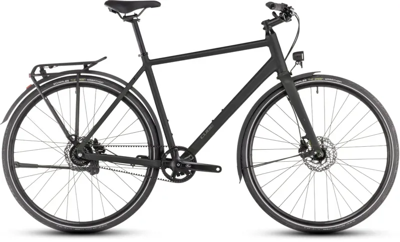 Cube Nulane Comfort Exc Fe Gravel Bike in Grey/Chrome