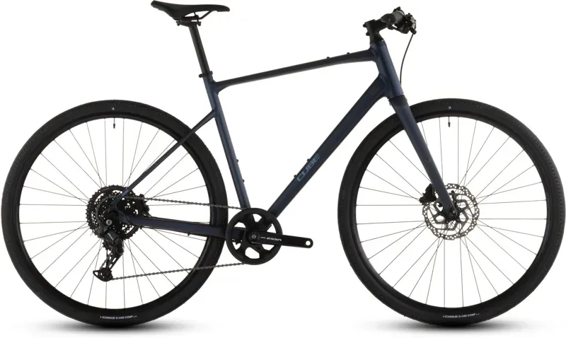 Cube Nulane One Gravel Bike in Indigo Blue/Black