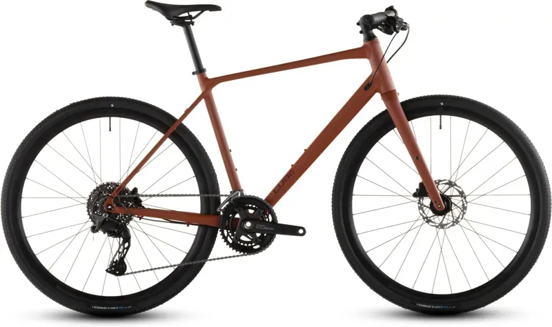 Cube Nulane Race Gravel Bike in Amber/Black