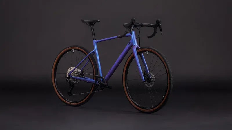 Cube Nuroad EX Gravel Bike in Blue Iris/Lilac-1