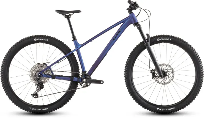 Cube Reaction TM Pro Mountain Bike in Blue Violet/Black
