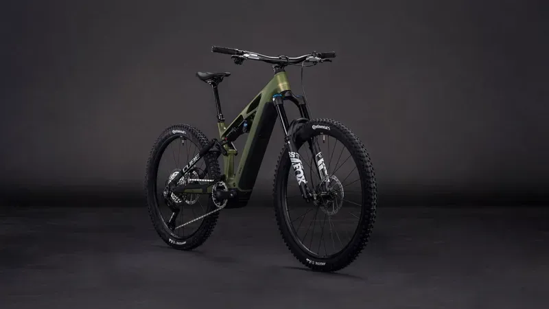 Cube Stereo Hybrid One77 HPC TM 800 E-MTB in Reed Green/Matrix-1