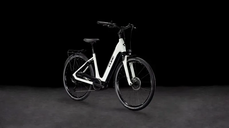 Cube Supreme Hybrid One 500 City E-Bike in Desert Stone/Black-1