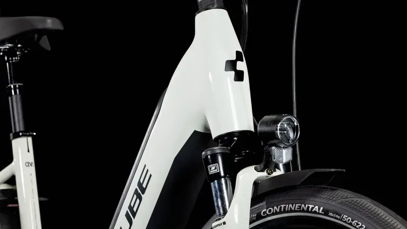 Cube Supreme Hybrid One 500 City E-Bike in Desert Stone/Black-6