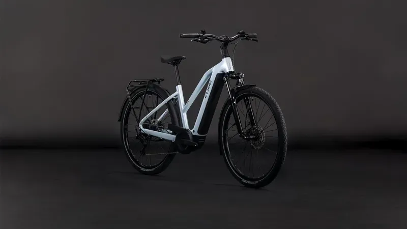 Cube Touring Hybrid One 600 E-Hybrid Bike in Glacier/Reflex-3