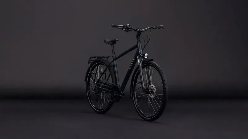 Cube Touring One Hybrid Bike in Night/Chrome-1