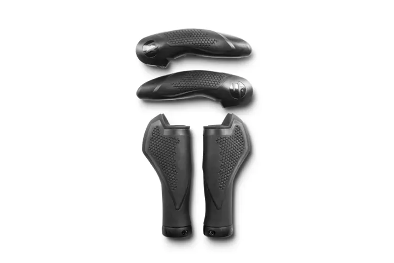 Cube Natural Fit Grips Comfort Bar Ends BLACK/GREY Large