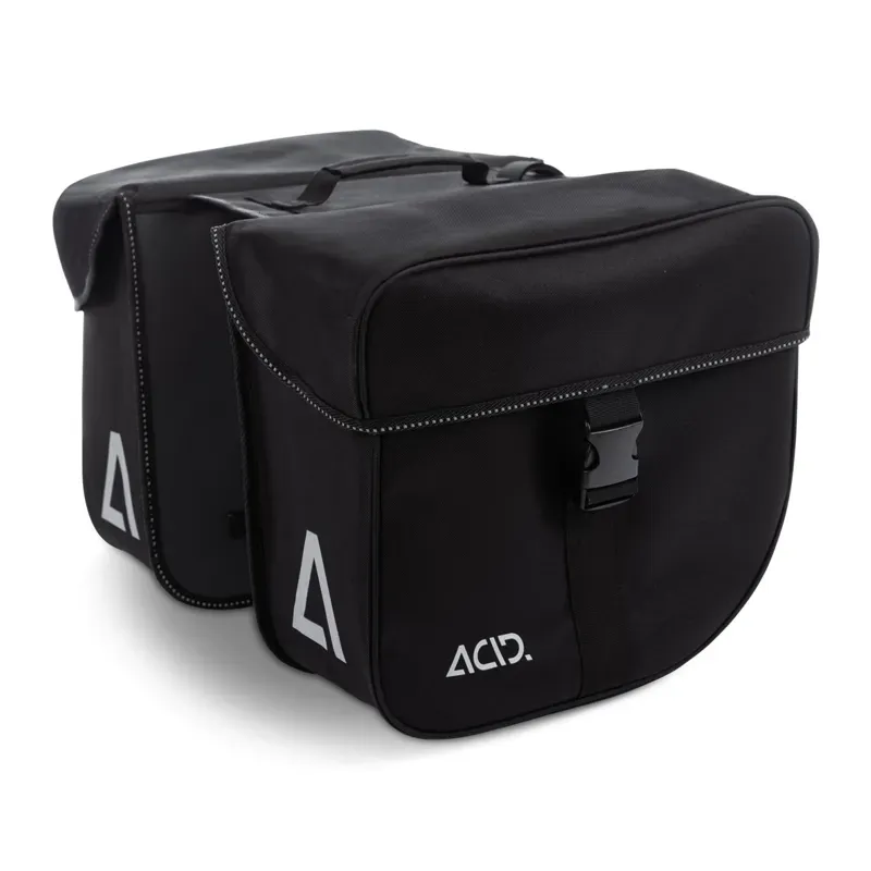 Acid CMPT 15 Double Pannier Bag in Black