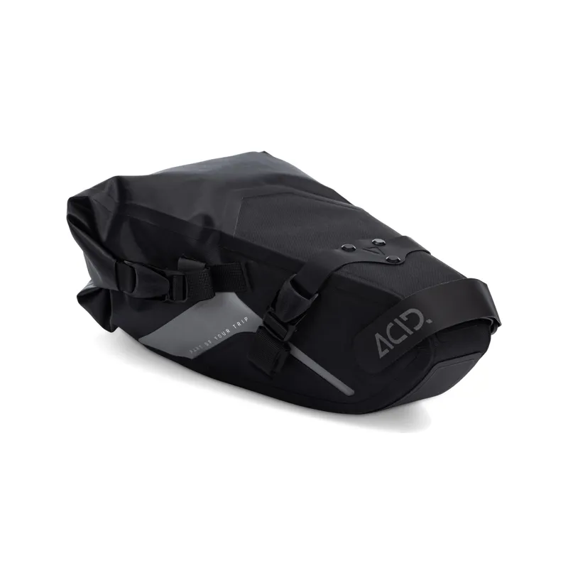 Acid Pack Pro 6 Saddle Bag in Black