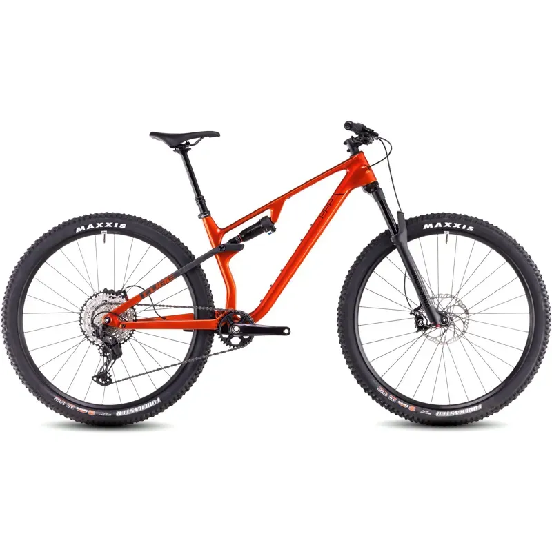 Cube AMS one11 c:68x Pro Mountain Bike in Electric Orange/Carbon