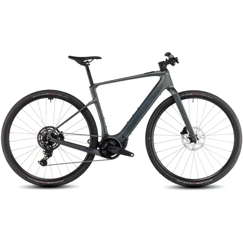 Cube Nulane Hybrid c:62 Race 400x eGravel Bike in Sage Brush Green/Prism