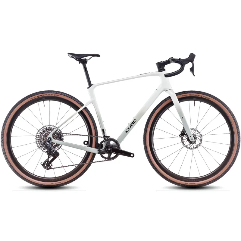 Cube Nuroad C:62 EX Gravel Bike in Desert Stone/Green