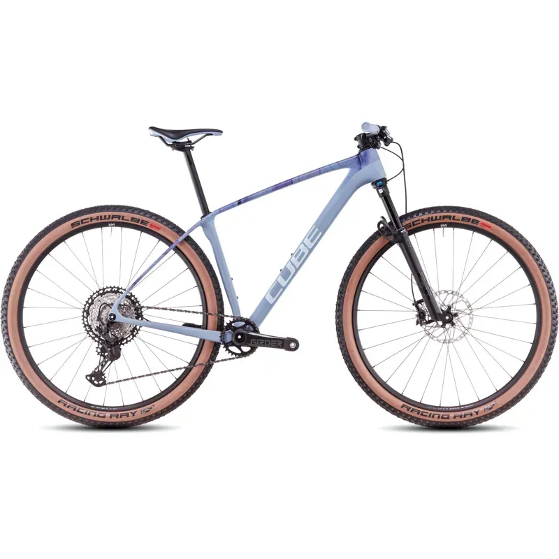 Cube Reaction c:62 Race Mountain Bike in Pidgeon Blue/Art
