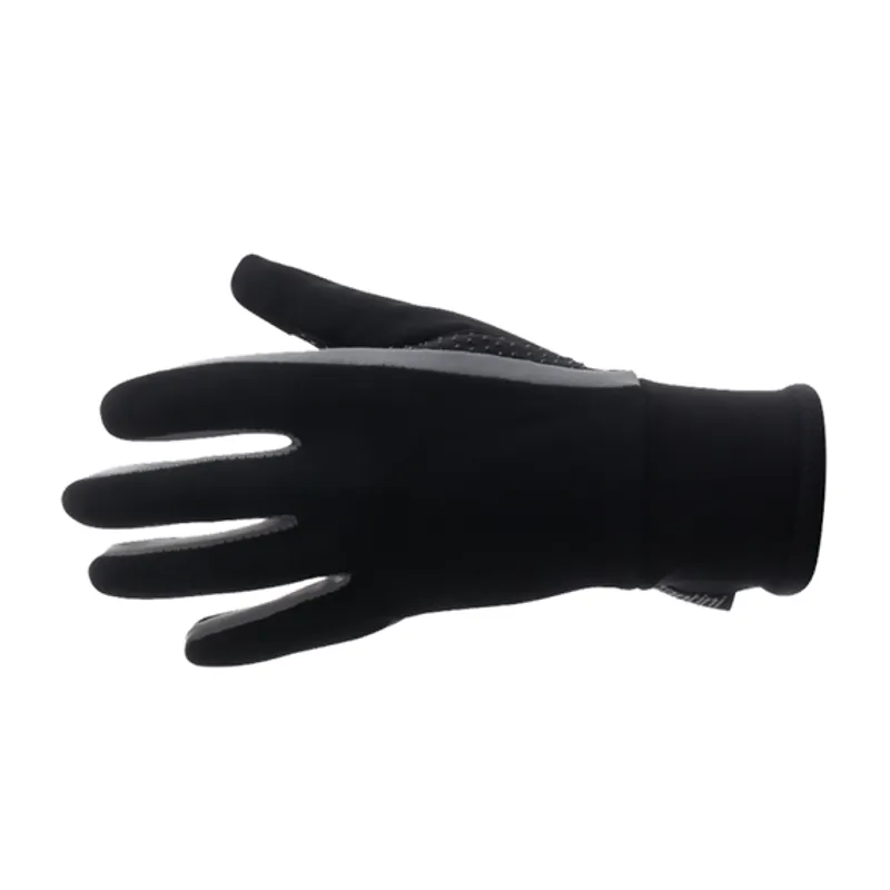 Santini Fashion Vega Long Finger Gloves in Black