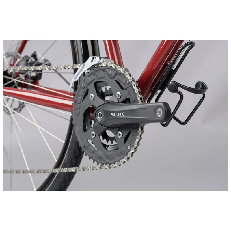 2021 Genesis Tour De Fer 10 Steel Flat Bar Touring Bike in Red-8