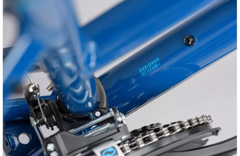 2021 Ridgeback Velocity Open Frame Hybrid Bike in Blue-9