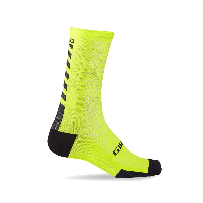 Giro Hrc+ Merino Wool Cycling Socks In Yellow