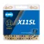 KMC X11-SL 118L Chain in Gold Black