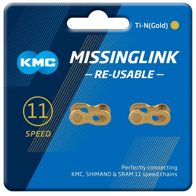 KMC MissingLink 11X Joining Links in Gold