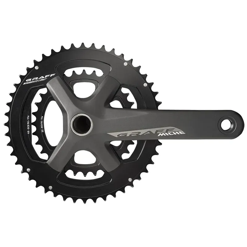Miche Graff Chainset in Black